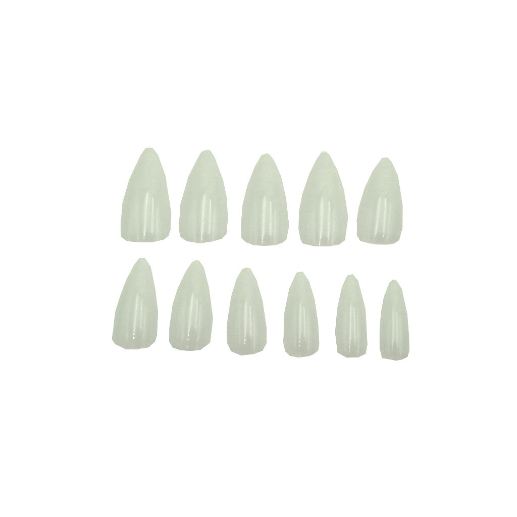 Gella Soft Gel Full Cover Tips - Medium Almond Natural Diamond Nail Supplies