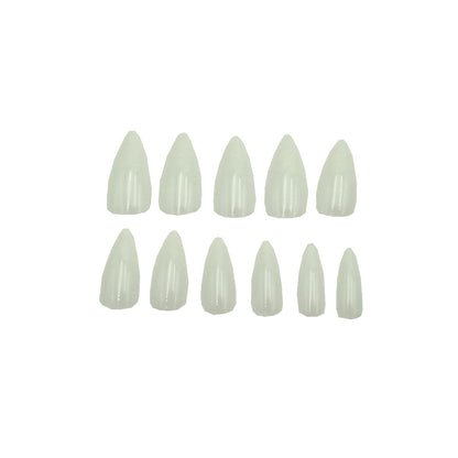 Gella Soft Gel Full Cover Tips - Medium Almond Natural Diamond Nail Supplies