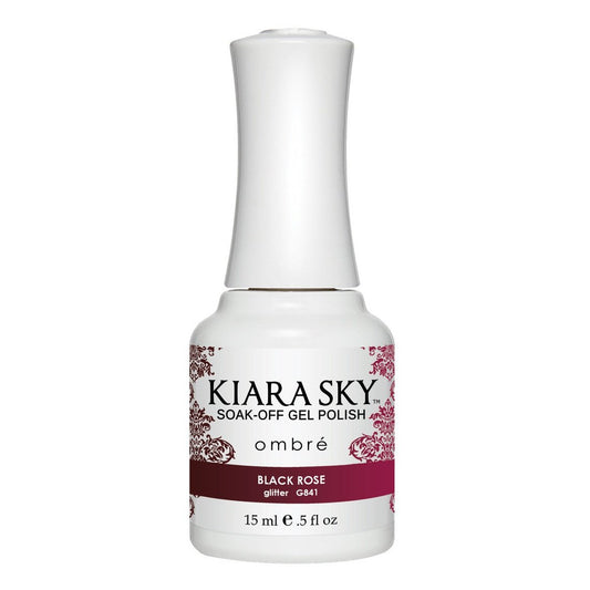 Gel Polish - G841 Black Rose Diamond Nail Supplies