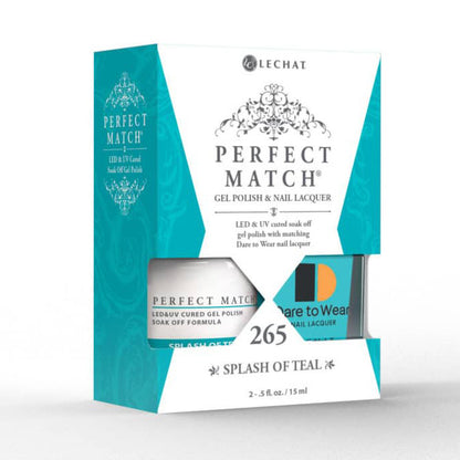 Perfect Match - PMS265 Spash Of Teal Diamond Nail Supplies