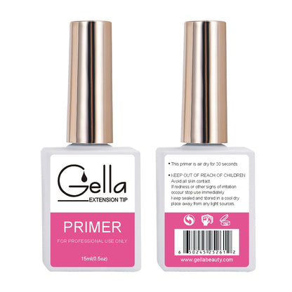 Gella Extension Tip Kit + Studio Lamp Medium Square Diamond Nail Supplies