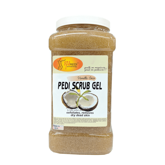 Pedi Scrub Gel - Vanilla Coca 3.79L Diamond Nail Supplies