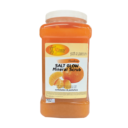 Salt Glow Scrub - Mandarin 3.79L Diamond Nail Supplies