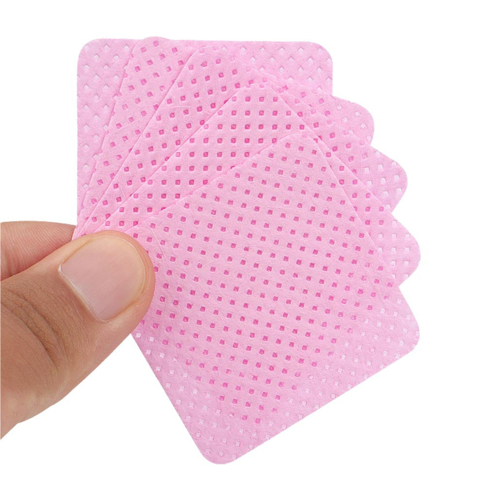 Lint-Free Wipes for Adhesives Pack - Pink Diamond Nail Supplies