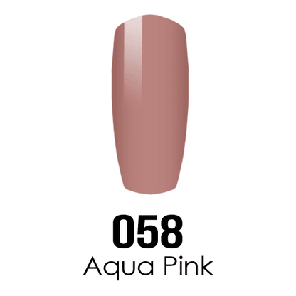 Duo Gel - DC058 Aqua Pink Diamond Nail Supplies