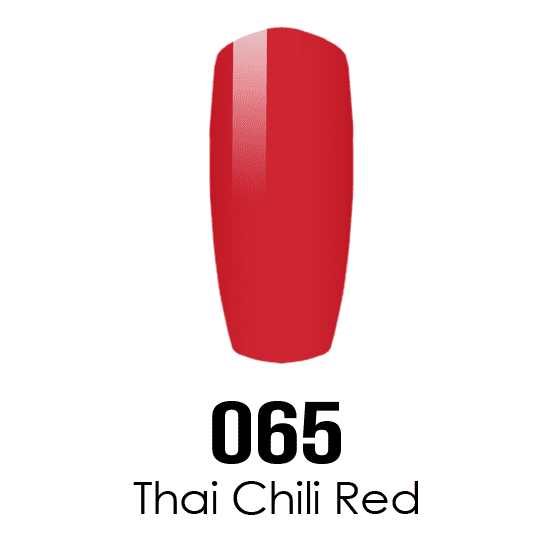 Duo Gel - DC065 Thai Chili Red Diamond Nail Supplies