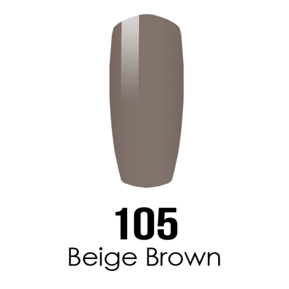 Duo Gel - DC105 Beige Brown Diamond Nail Supplies