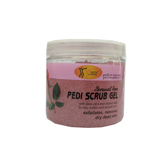 Pedi Scrub Gel - Sensual Rose 16oz Diamond Nail Supplies