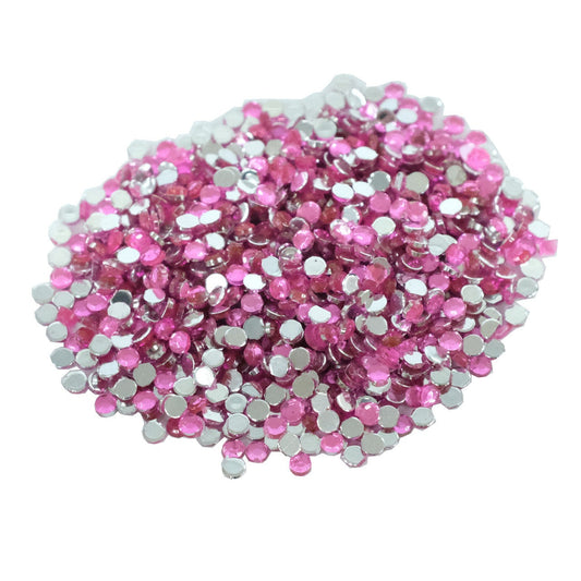 Rhinestone Gems Pink Diamond Nail Supplies