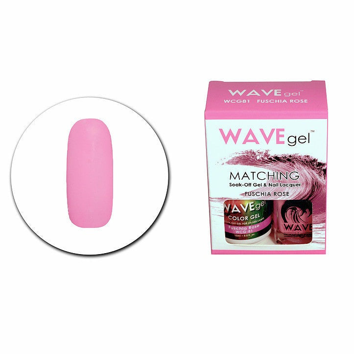 Matching -Fuschia Rose WCG81 Diamond Nail Supplies